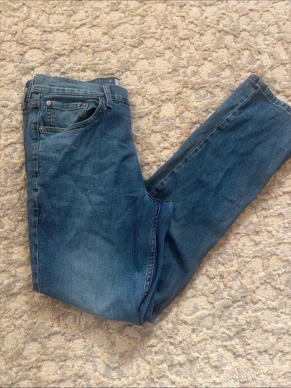 Levi’s 218 straight Classic Blue Denim Jeans